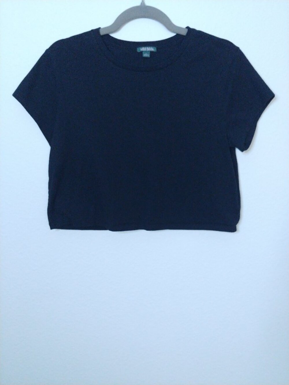 Wild Fable Black Crop Top